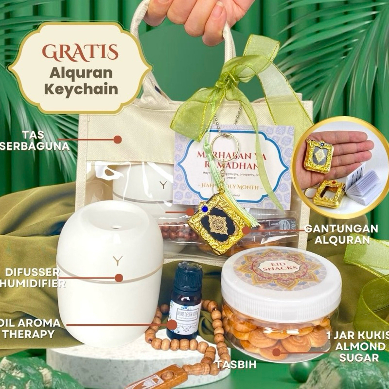 

Hampers Lebaran Idul Fitri 2024 Ready Kue Kering Eid Mubarak Parcel Ramadhan Giftbox Strap Masker Tali masker Sajadah Mukena Gift Set Murah Premium Queenstelle
