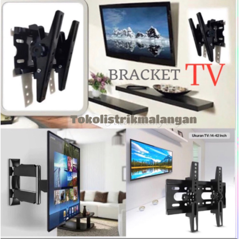 BRACKET TV 17INCH32 INCH/BRACKET TV 17INCH43INCH/BRACKET TV LCD LED TEBAL