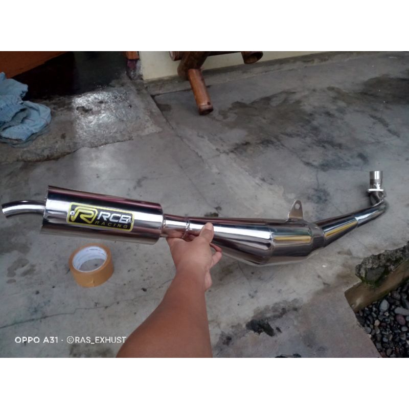 KNALPOT STANDAR RACING CROM FIZ R FIZ POSWAN