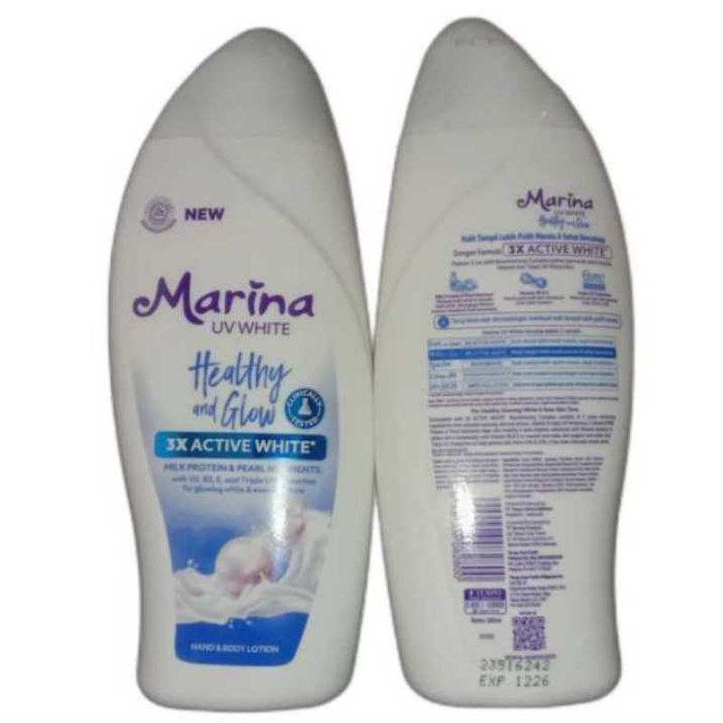 Marina UV White Healthy & Glow Handbody 185Ml, Marina UV White Bright & Fresh Handbody 185Ml, Marina