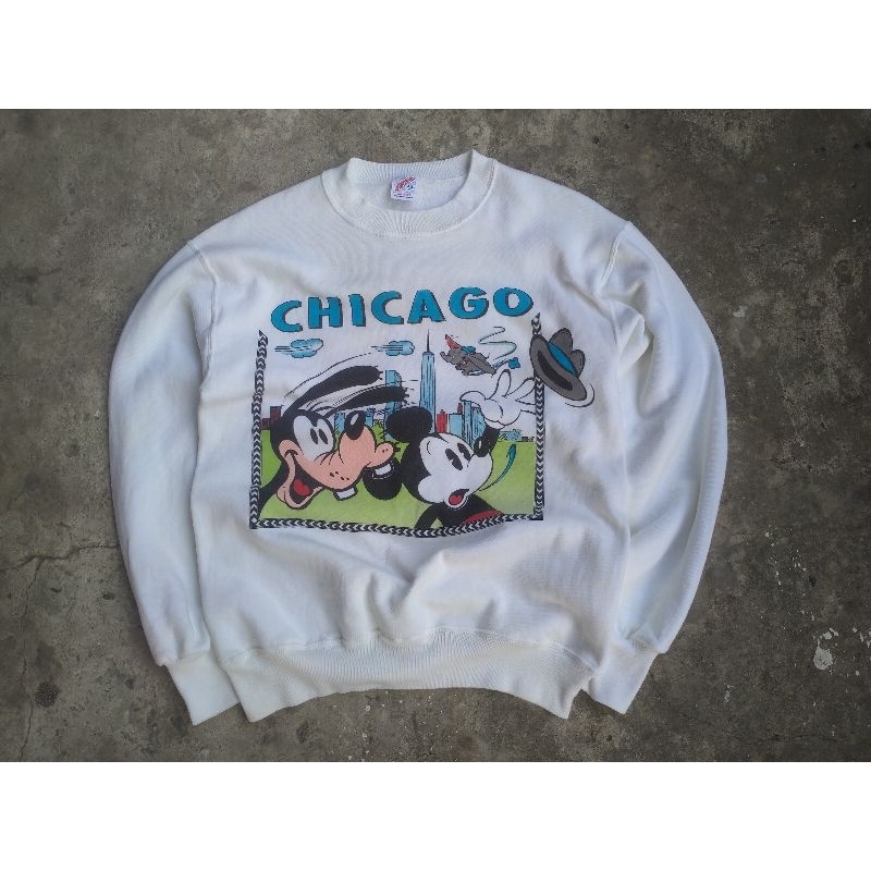 Crewneck Vintage 80s Mickey & Friend