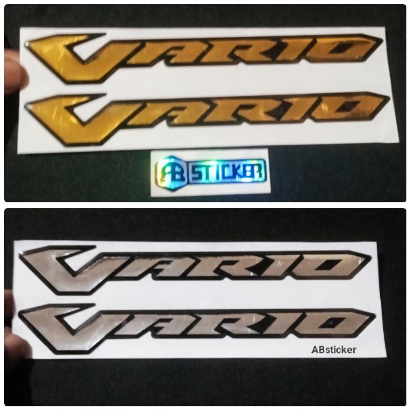 EMBLEM HONDA VARIO STIKER EMBLEM TIMBUL MOTOR HONDA VARIO