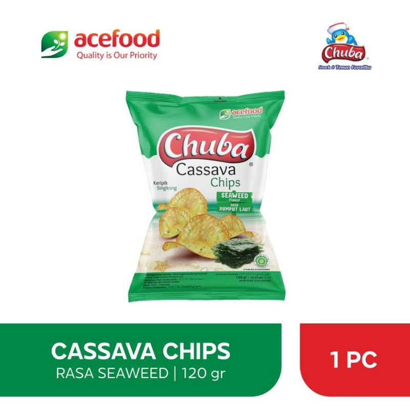 

Chuba cassava chips 120 gr Rasa Seeawed