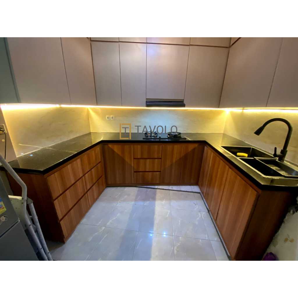 Granit Black Gold | Granit Meja Dapur | Granit hitam | Marmer hitam | Meja island | Kitchen Set