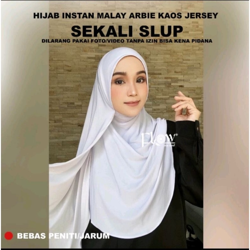 Hijab instant arbie malaysia ori flow idea