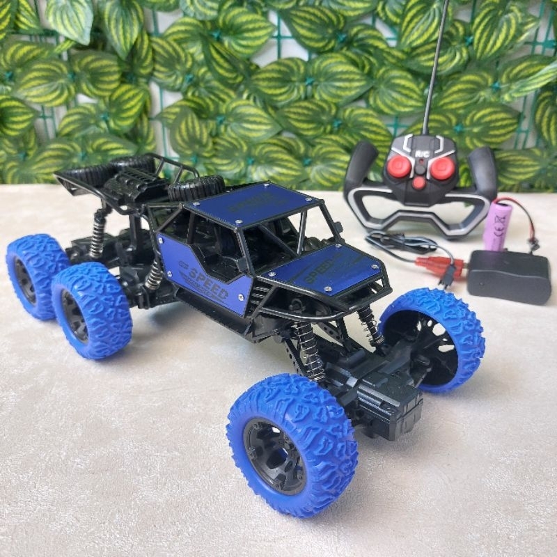 Mainan RC Climbing Alloy 6WD Remote Control Offroad