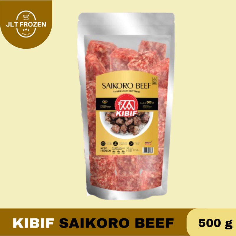 

Kibif Saikoro Beef / Daging Sapi Cubes / Daging Kotak Kemasan 500g