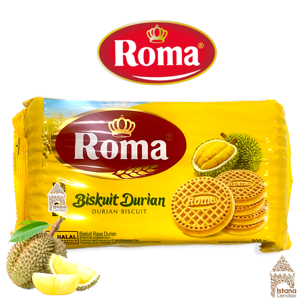 

Roma Biskuit Kelapa Coconut / Durian 300 Gram