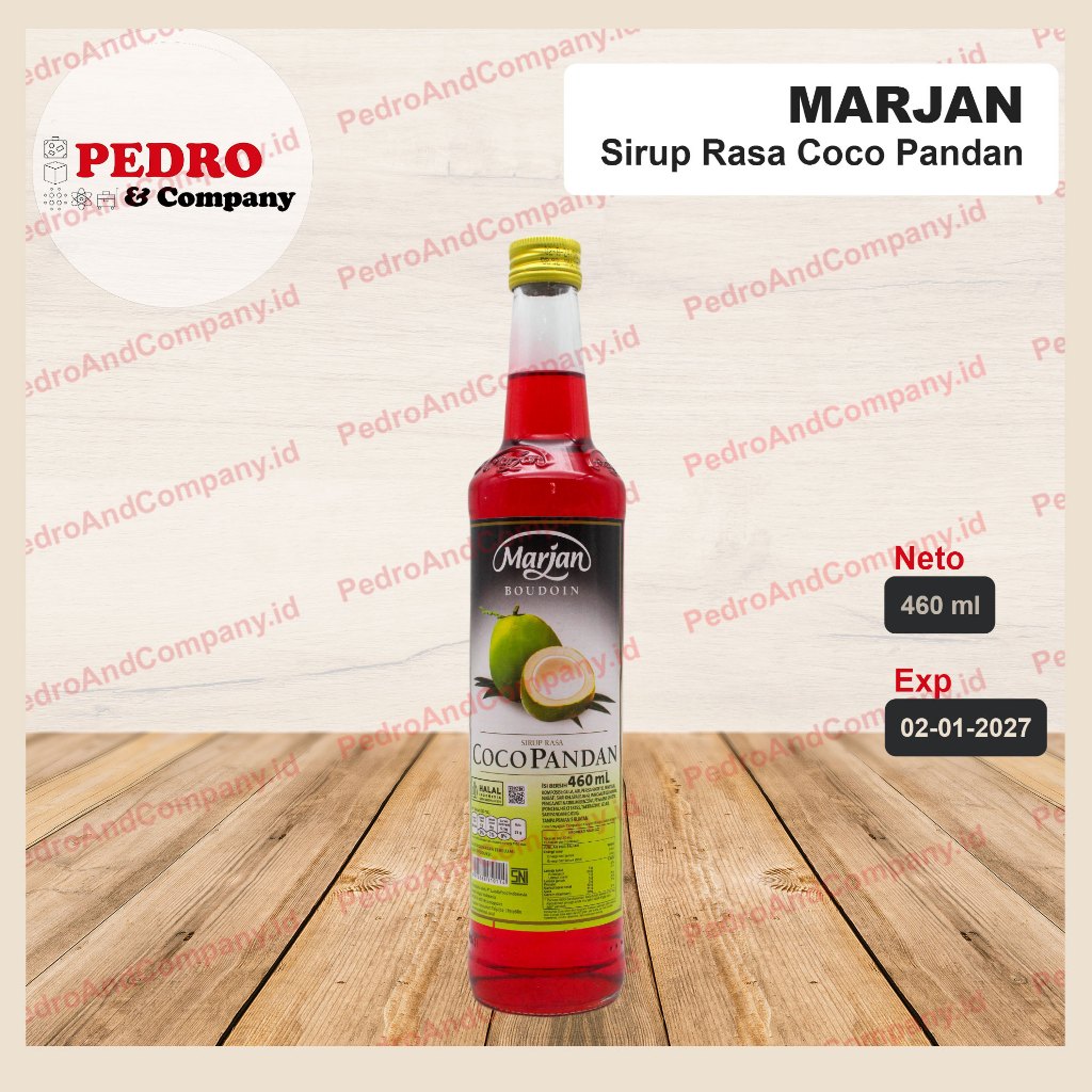 

Marjan sirup syrup rasa coco pandan 460 ml