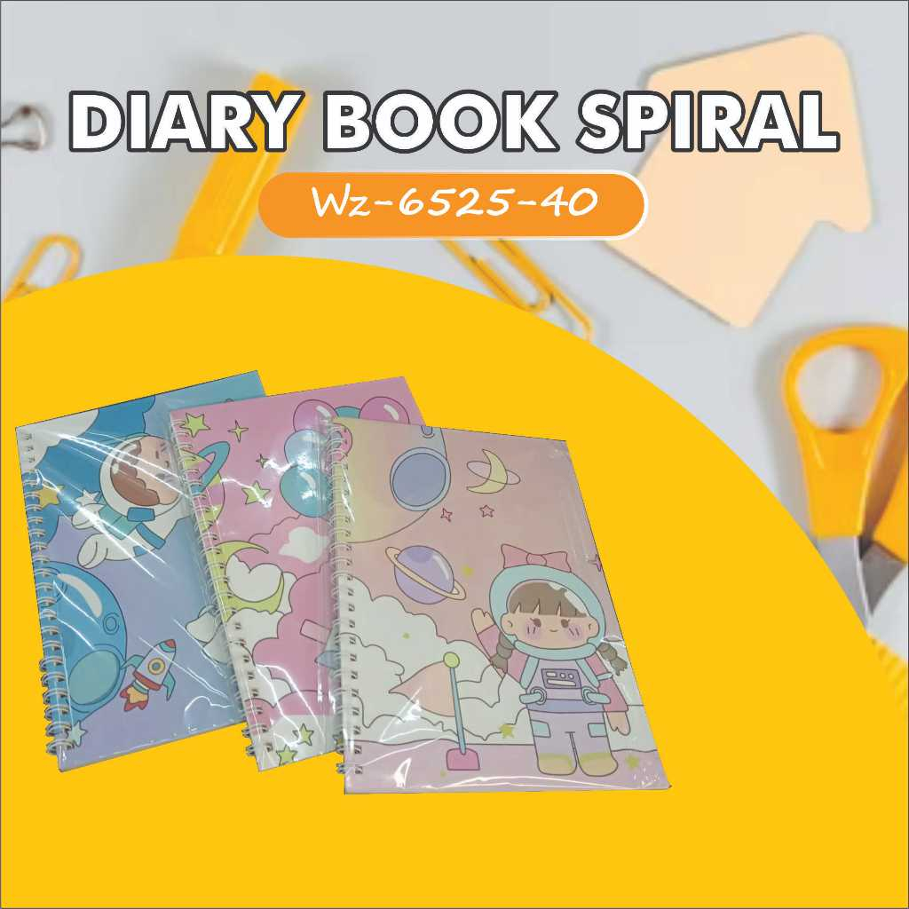 

DIARY BOOK SPIRAL/DIARY/BUKU/KEPERLUAN SEKOLAH/KEPERLUAN KANTOR