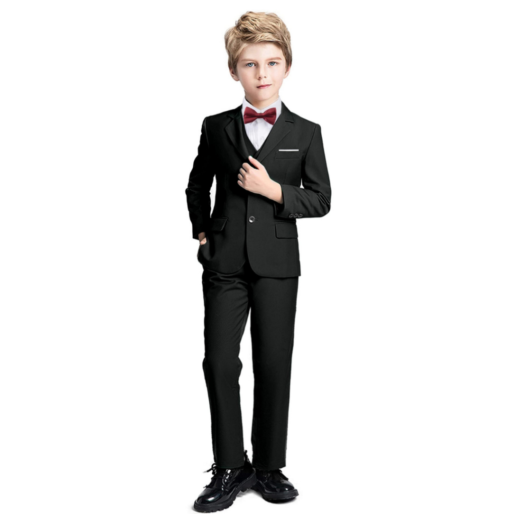 Setelan Jas Anak Laki Laki 2-3 Tahun Formal Slimfit Premium Stelan Blazer Cowok Hitam Korean Style E