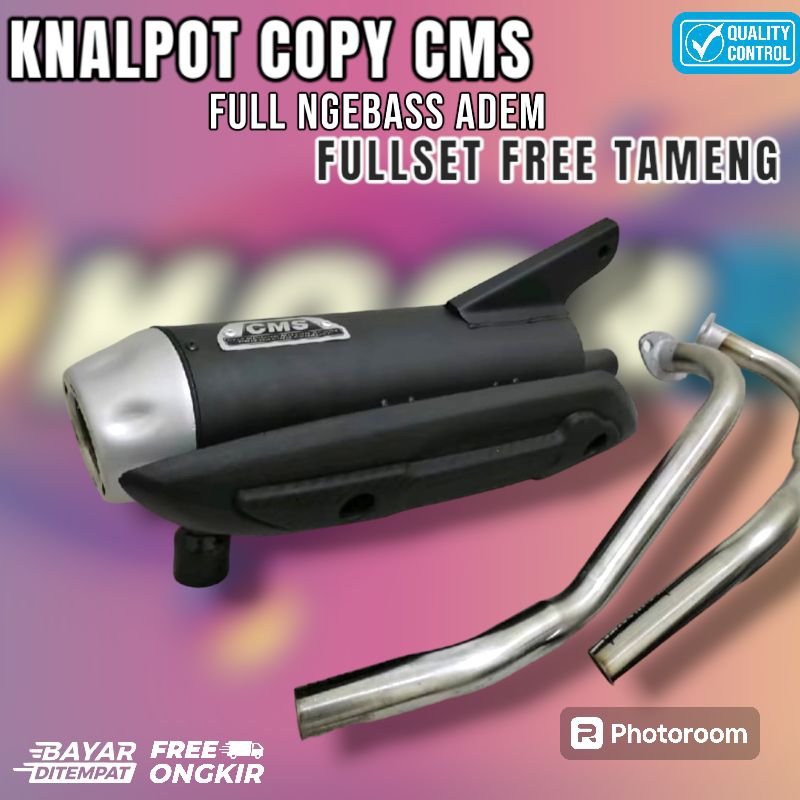KNALPOT COPY CMS BEAT MIO SCOOPY TABUNG VARIO