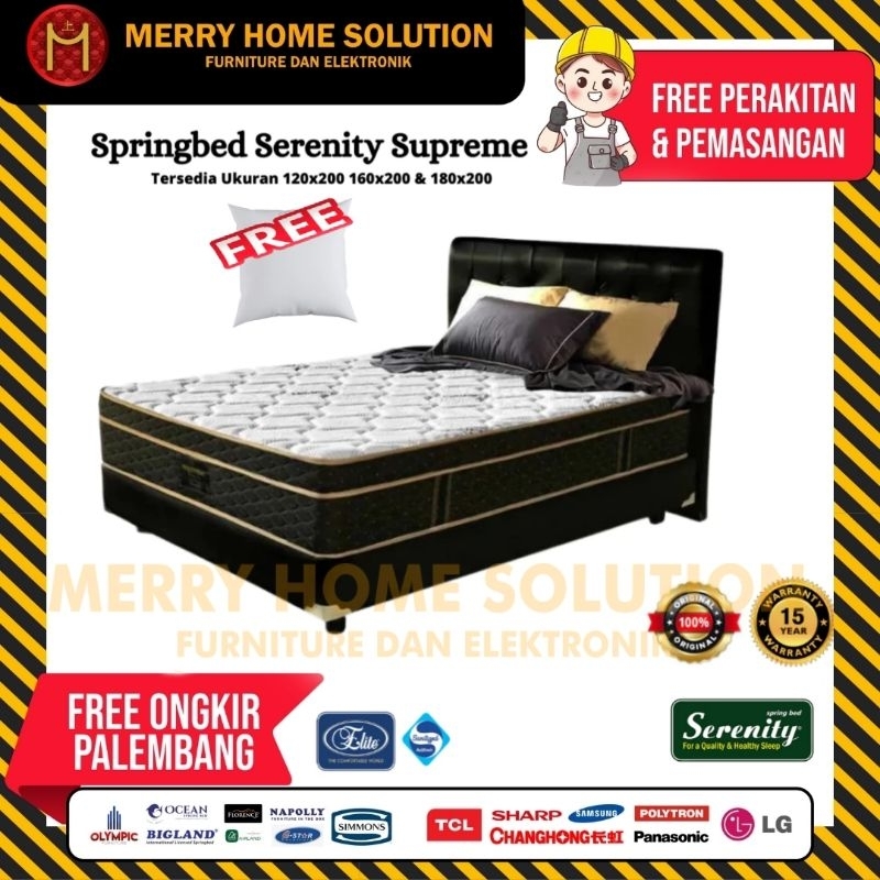kasur springbed serenity supreme / matras elite serenity tebal 32 cm