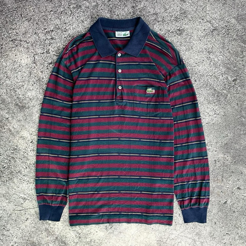 Long sleeve Polo shirt Lacoste salur size L second original branded