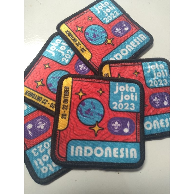 Badge jota joti 2023 indonesia sublim