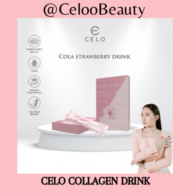 CELO BEAUTEGLOW COLLAGEN STRAWBERRY (READY STOCK ) celo.beaute