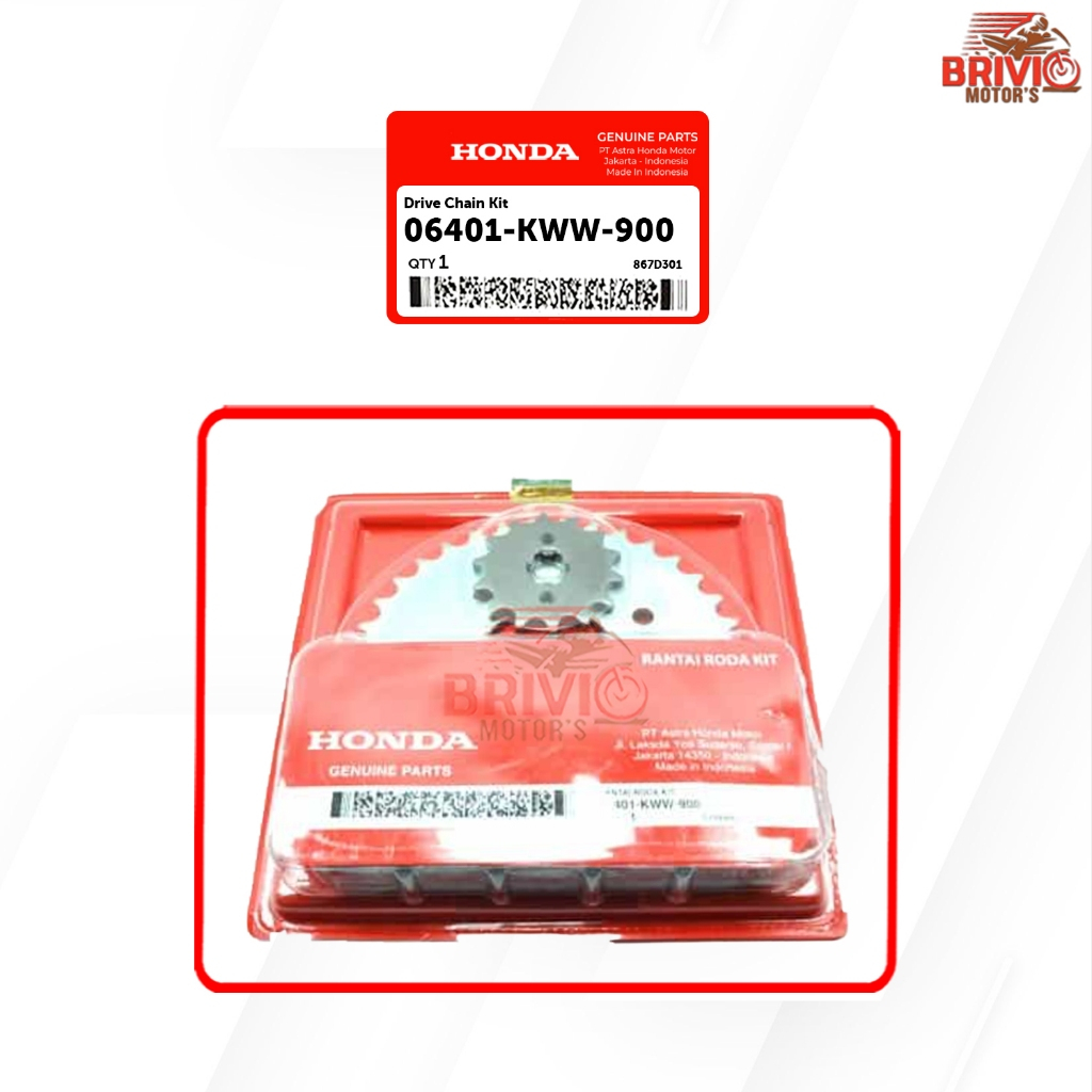 Rantai Roda Kit Drive Chain Kit 06401 KWW 900