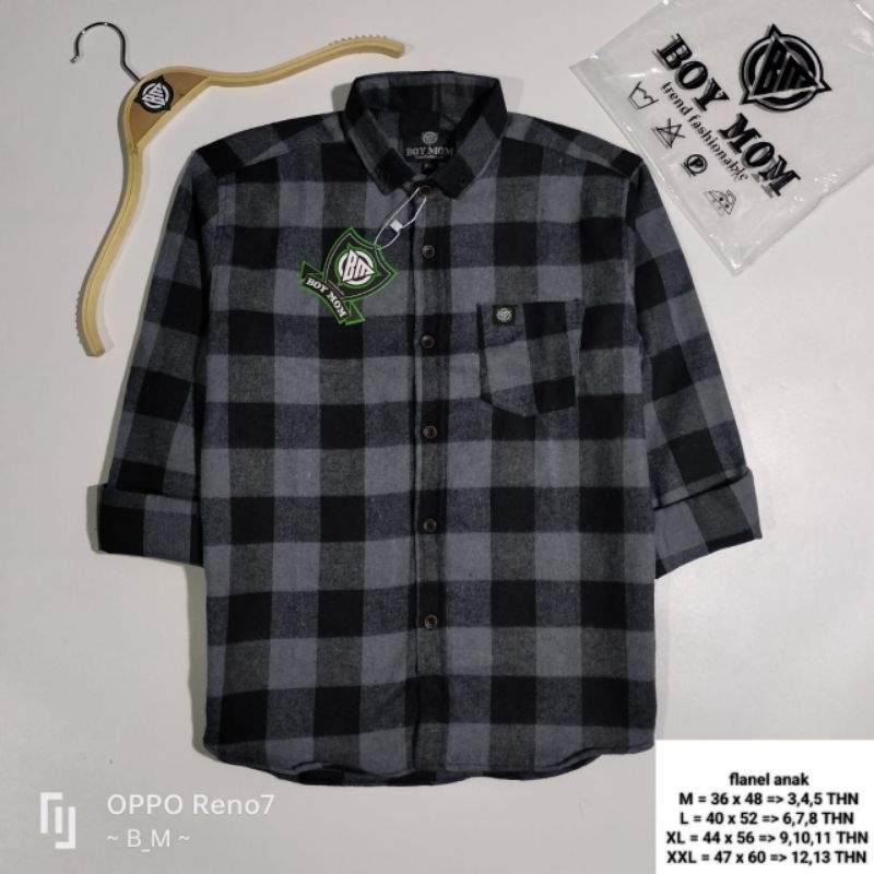 Kemeja Anak Laki-Laki Usia 3-13 Tahun Kemeja Anak Lengan Panjang Kotak Kotak Hem Anak Laki-Laki