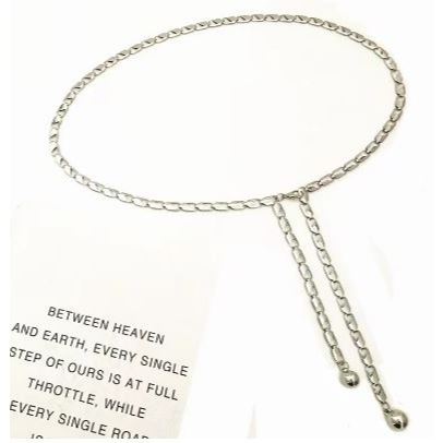 Belt Rantai Untuk Dress Wanita / Belt Rantai Model Kekinian / Belt Rantai Cantik