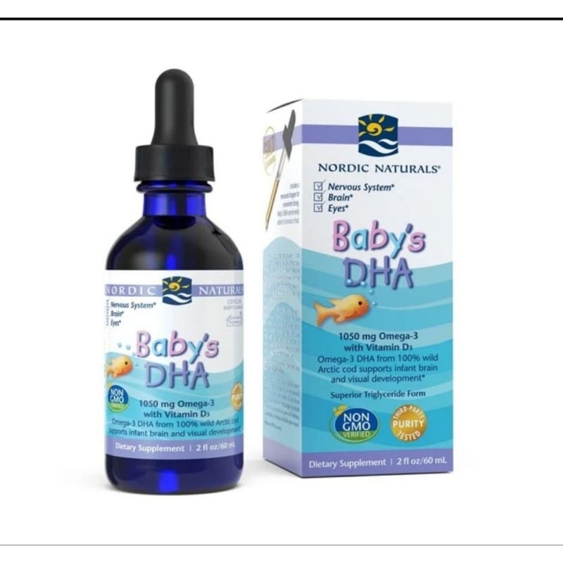 NORDIC NATURALS Baby DHA Fish Oil 60 ml Original BPOM