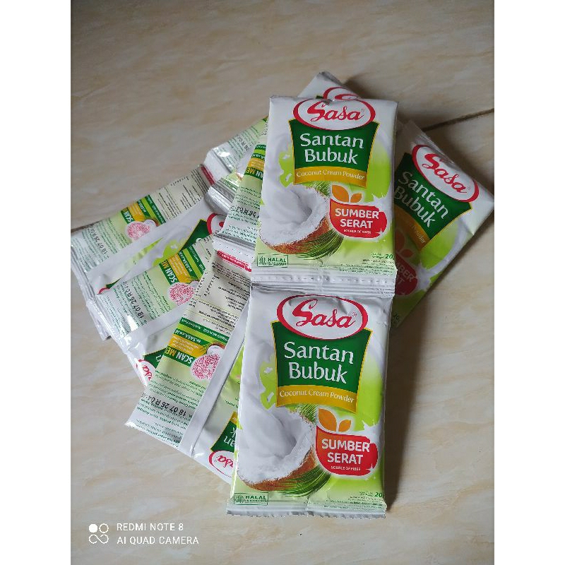 

Sasa Santan bubuk 20g, isi 6sachet