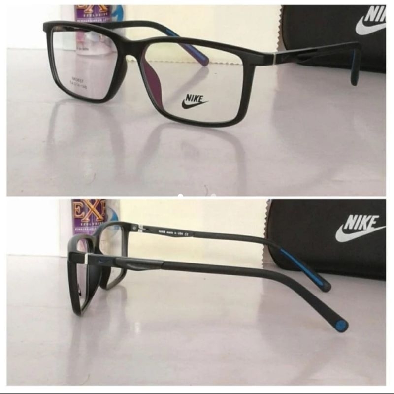 Frame kacamata nk 0657 super premium bisa ganti lensa minus plus photocromic