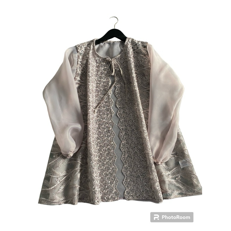 outer brukat/ outer kondangan / baju kondangan / baju wisuda / outer organza / outer lebaran / outer