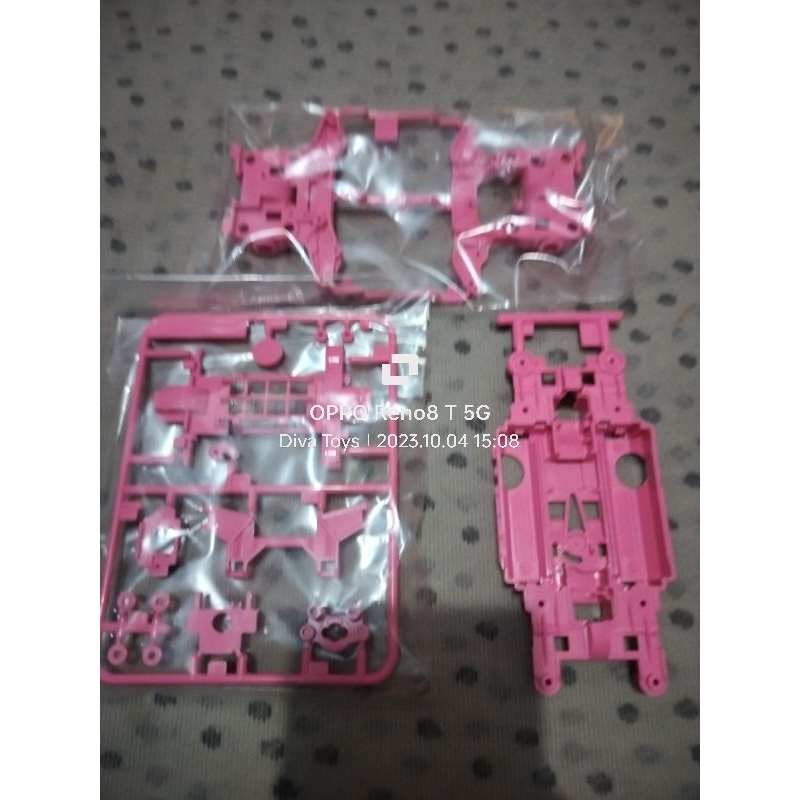 Tamiya Chassis Set MS Pro Pink + Gearbox MS Pink + NT MS Pink