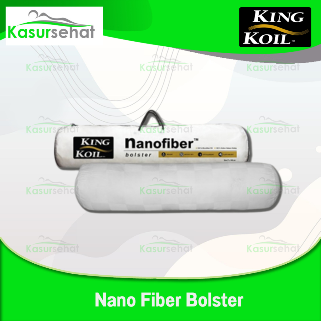 King Koil Guling Nano Fiber Bolster Sintetis Bulu Angsa KingKoil Original