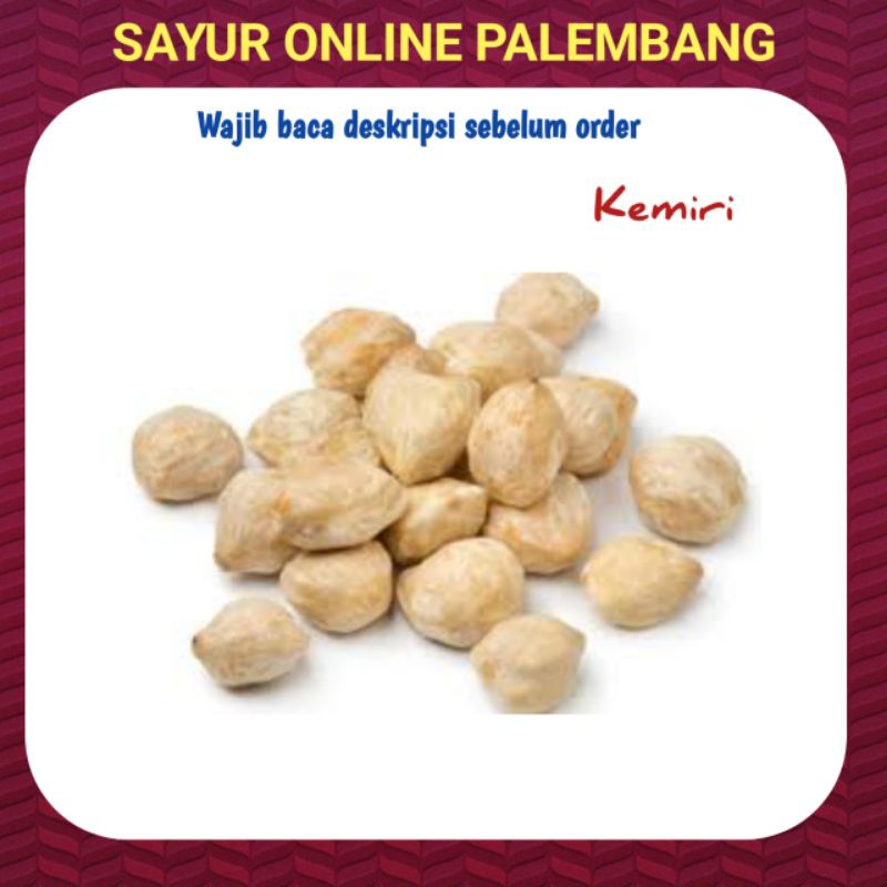 

Kemiri Per Bungkus Kecil - Agen Toko Warung Sayur Online Palembang