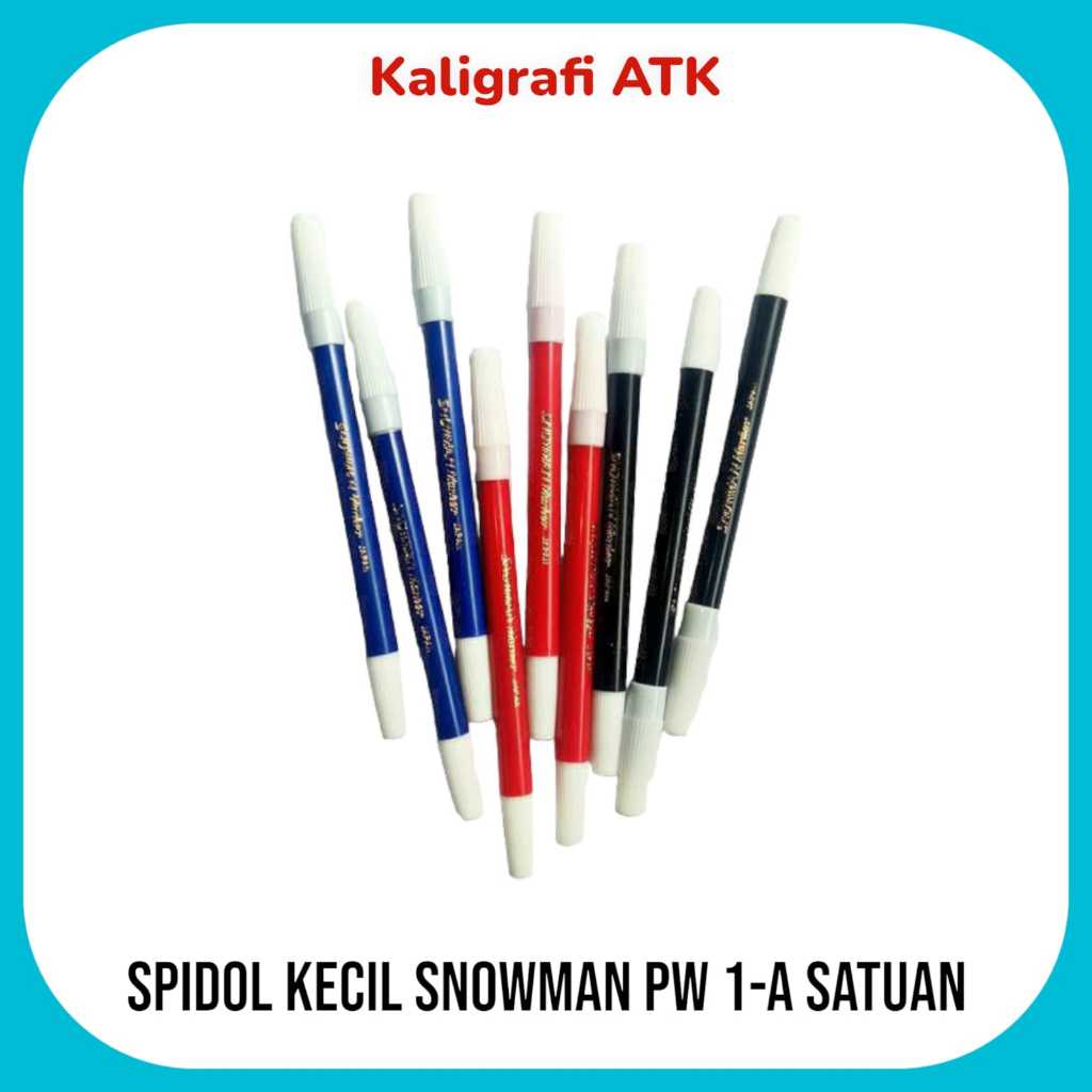 Spidol Snowman Kecil Warna Warni