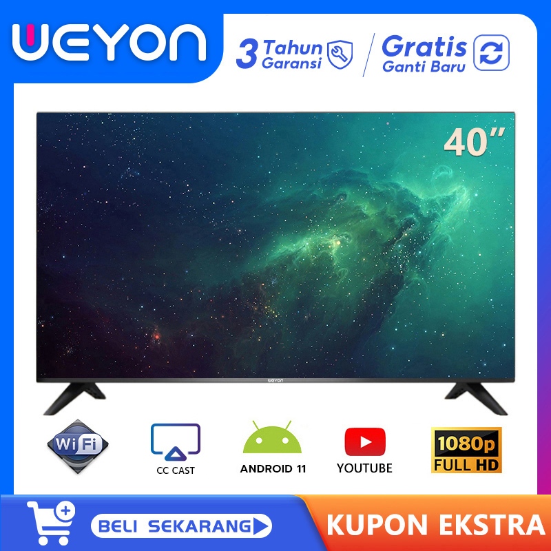 Weyon Smart TV LED 40 inch Digital tv FHD Televisi DVB-T2