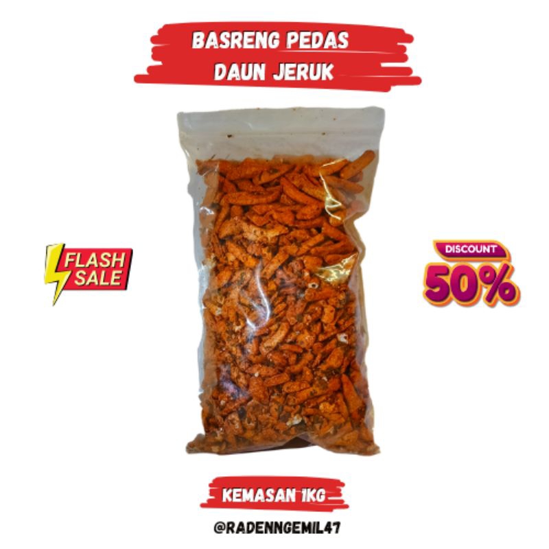 

Basreng pedas daun jeruk 1kg termurah viral bandung