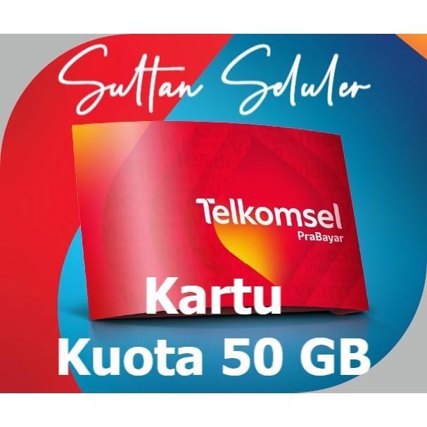 Kartu Paket Data TELKOMSEL 50 GB