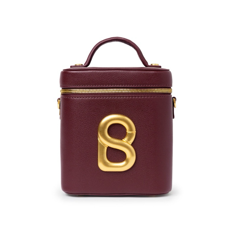 TAS BUTTONSCARVES ALVA VANITY BAG DARK PURPLE NEW BUKAN BEKAS PRELOVED SECOND BLACK HITAM BALIKPAPAN