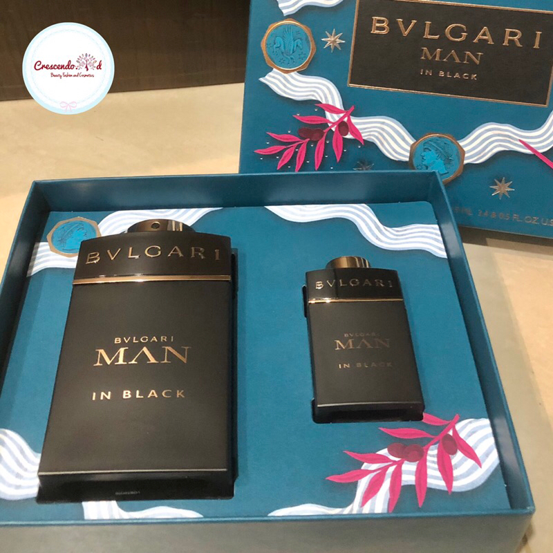 Bvlgari Man In Black Gift Set [edp 100ml+15ml]