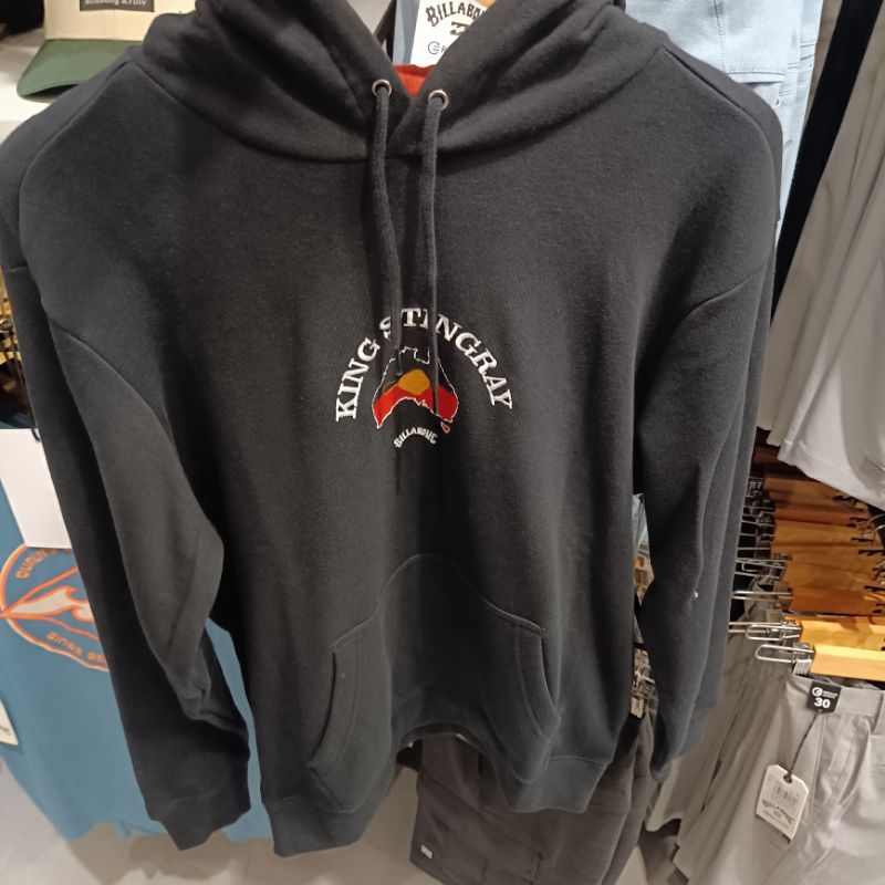 Jacket pria Billabong king stringray pop hoodie