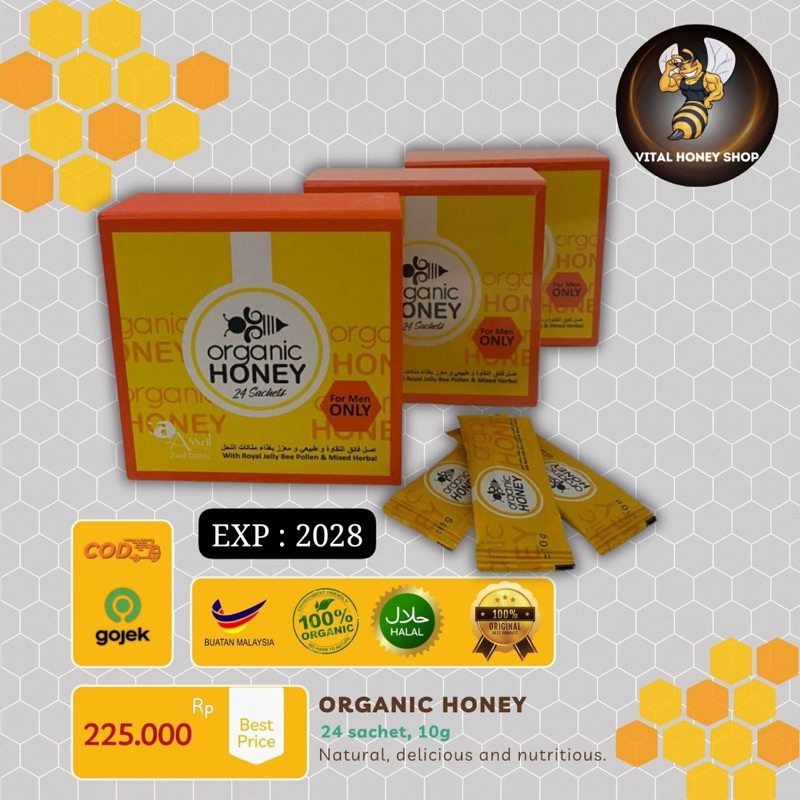 

Organic Royal Honey Vip Ori 1 Box: Sachets 24 EXP2028