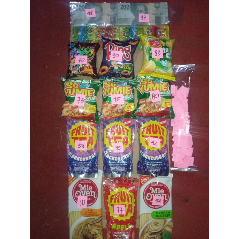 jual mainan anak jadul - mainan berhadiah uang - kupon cabutan isi 150 biji - paket usaha untuk di j