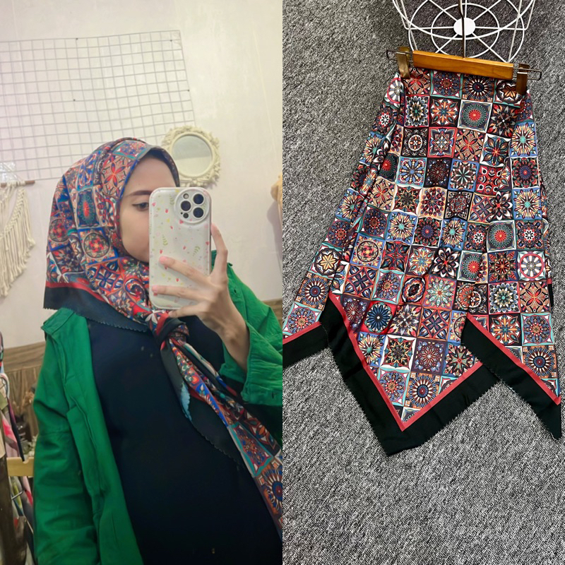 HIJAB VOAL MOTIF TURKEY SERIES 2/HIJAB MOTIF TERBARU KODE TPOL/HIJAB VOAL MOTIF BUNGA SERIS