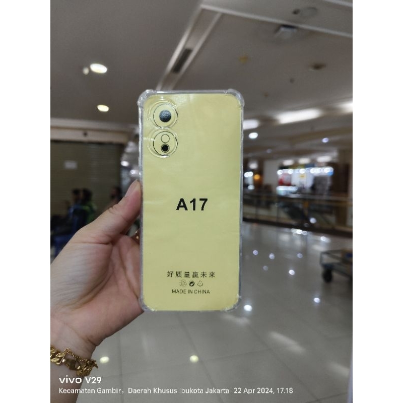ANTI CRACK OPPO A17 SOFTCASE HP OPPO A17 SILIKON HP OPPO A17 CASING A17 CRACK OPPO A17