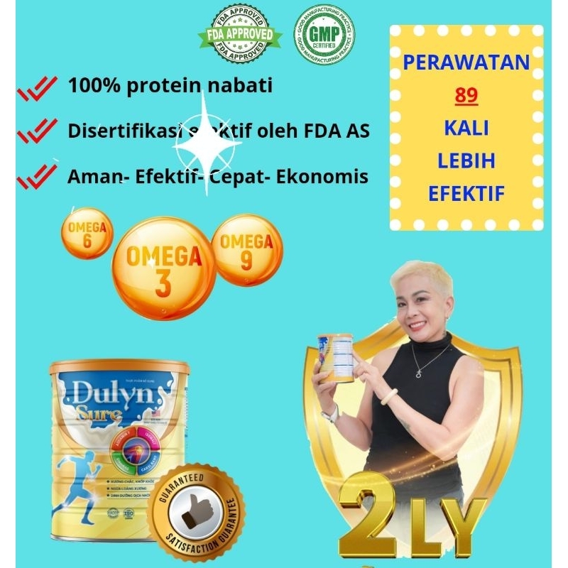 

DULYN SURE PENGOBATAN OSTEOARTHRITIS BERBAHANDASAR SUSU PERTAMA DI INDONESIA