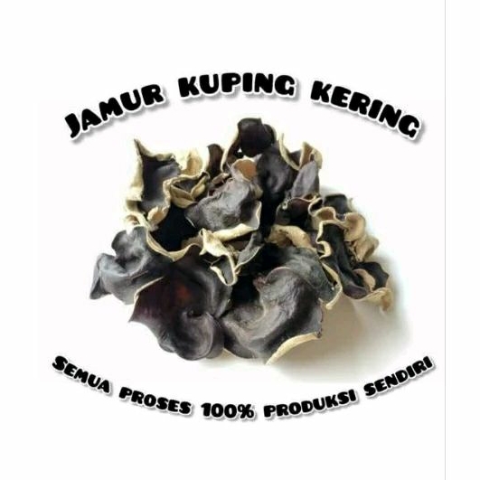 Jamur Kuping Kering, kiloan, dry food