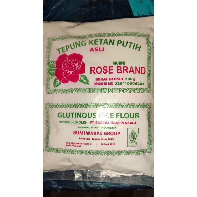 

Tepung ketan putih rose brand