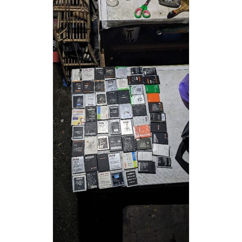 battery bekas HP android 50 unit borongan