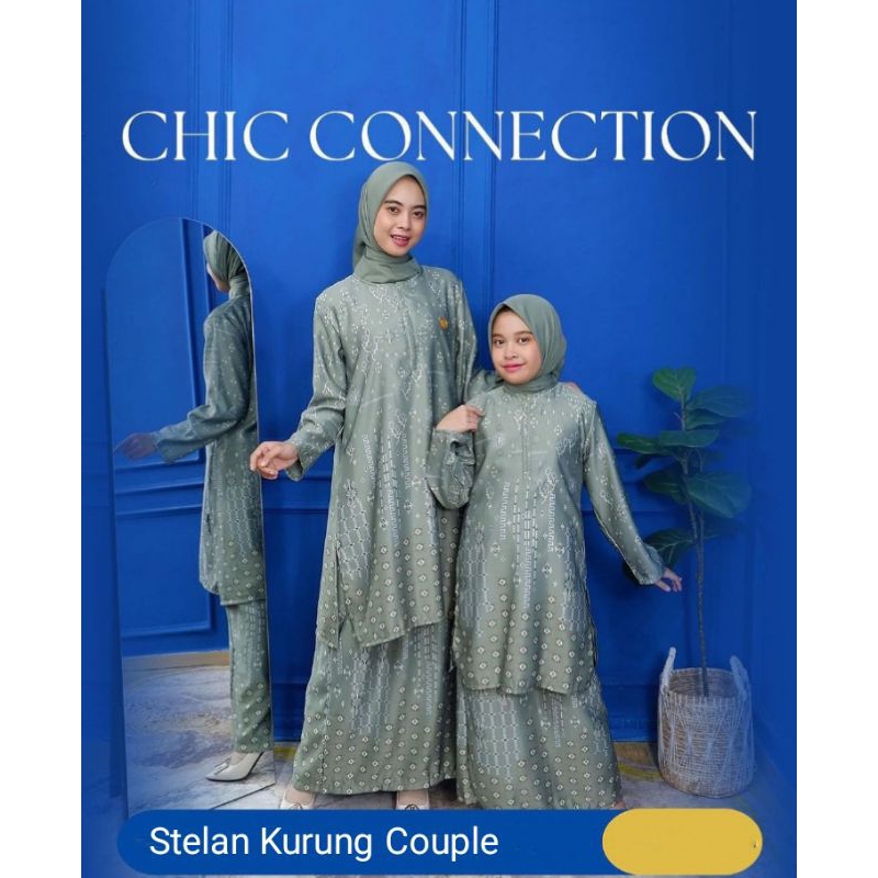Terbaru Set Keluarga Couple Ibu Anak Gadis Remaja Baju Kurung Melayu Malay Stelan Baju Tunik Rok Set