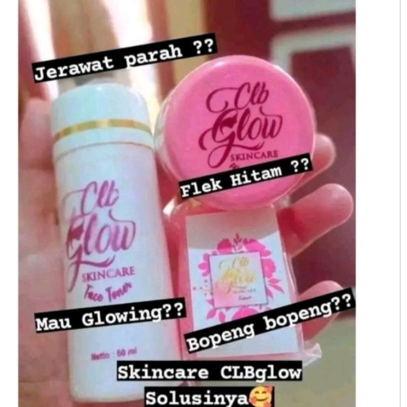 Paket Cream Clb Skincare" S.Pink Cream Mengglowing wajah ful pemutih mengatasi segala jenis kulit Am
