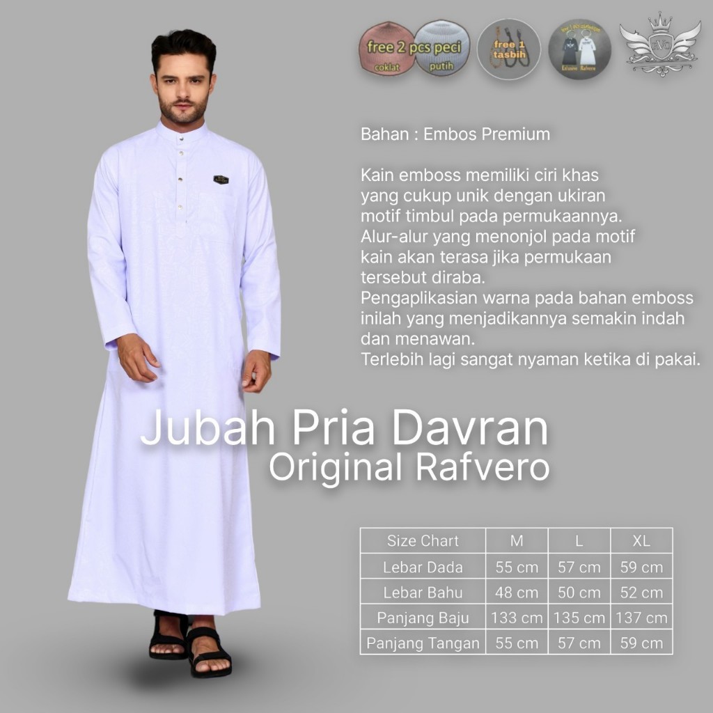 jubah emboss laki laki - gamis jubah pria dewasa jubah mewah jubah embos jubah alfaan exclusive