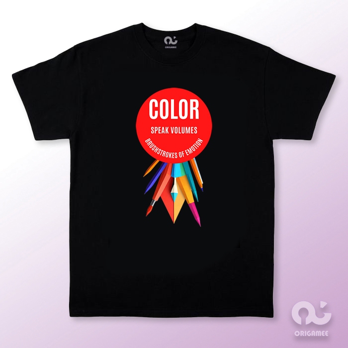 ORIGAMEE Kaos PAINTING - SKETCHER (MELUKIS - SKETSA)  / Kaos Distro Pria / Wanita Tebal Cotton Combe