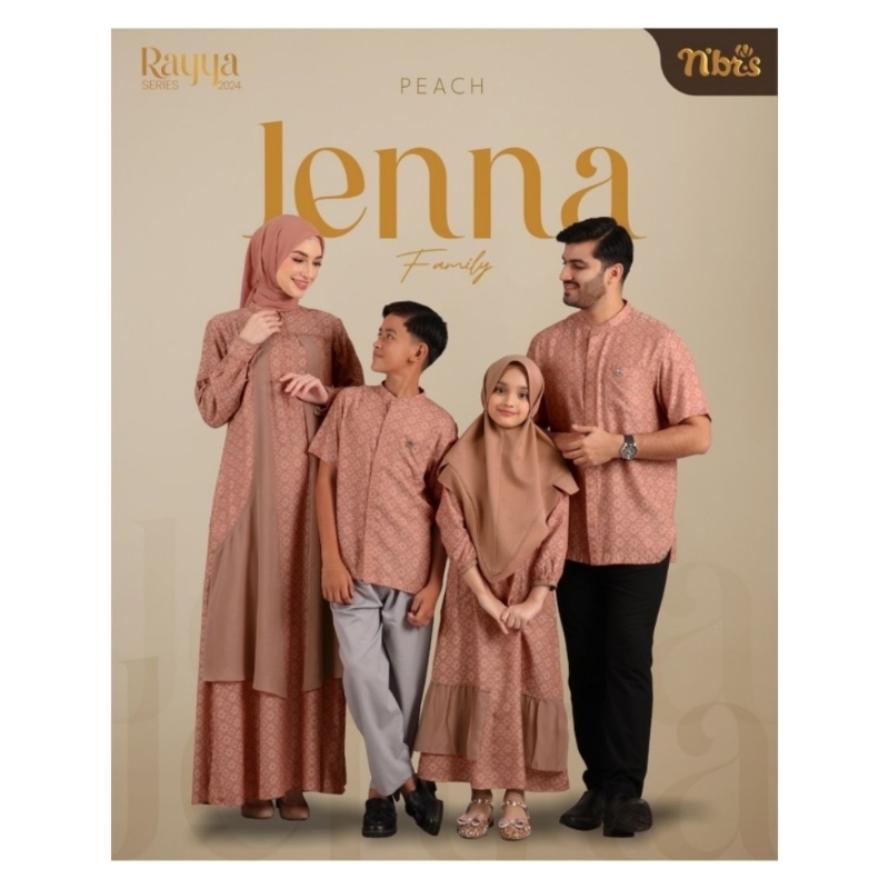 NIBRAS JENNA PEACH SARIMBIT NIBRAS / COUPLE KELUARGA NIBRAS